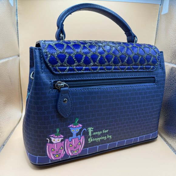 🦇 Vendula London “Cat Dracula’s Haunted House” Mini Grace Bag - Picture 6 of 8